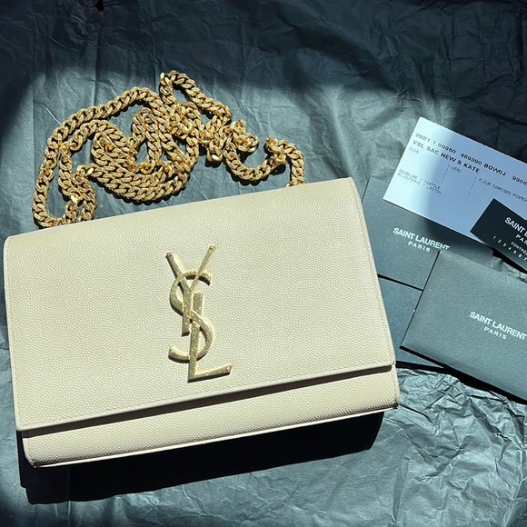 Saint Laurent Handbags - Saint Laurent Small Kate Chain Crossbody Bag